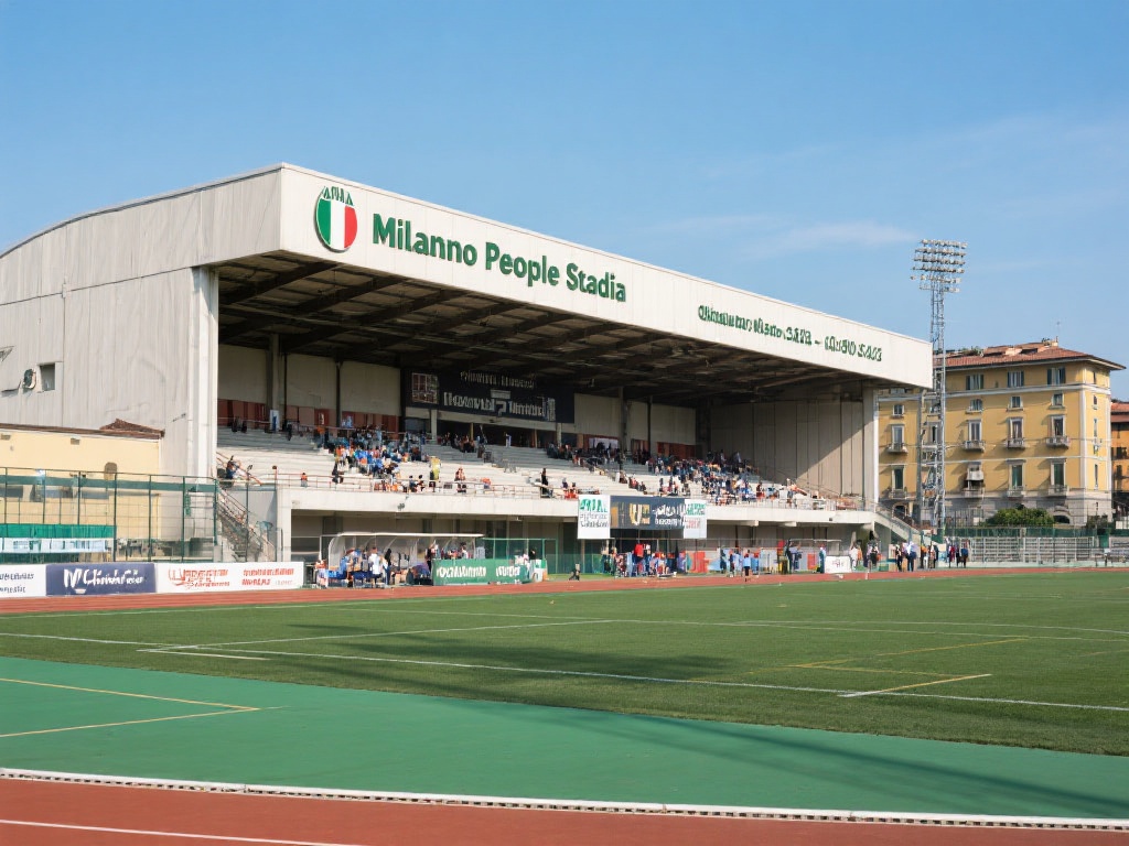 在米兰这座充满活力的城市中，体育馆不仅是运动爱好者