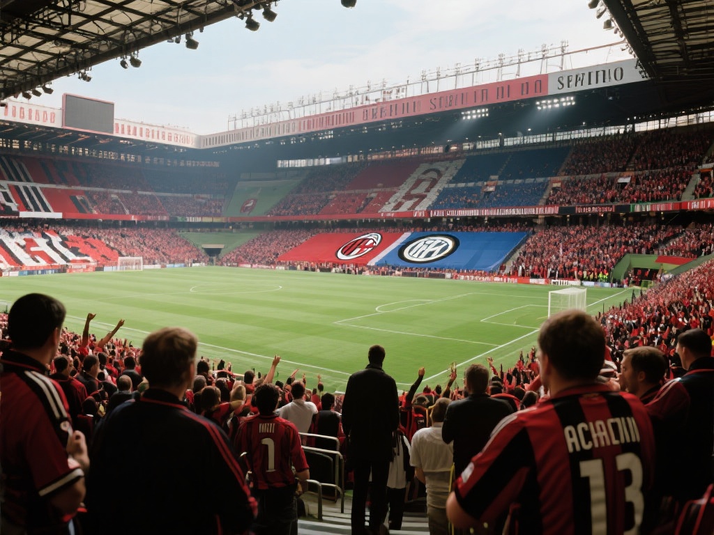 走进圣西罗球场，仿佛时间被按下暂停键，那股热血沸腾