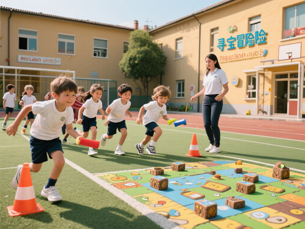 米兰小学的体育课之所以与众不同，很大程度上得益于其